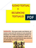 Modalidad Textual y Secuencias Textuales