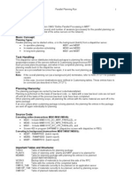 MRP Run Parallel Planning