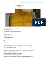 Receita de Bauru Especial de Forno