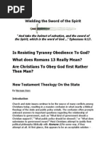 Is Resisting Tyranny Obedience to God