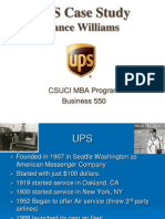 UPS Case Study by Lance Williams