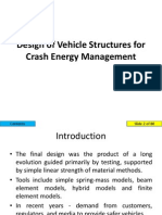 Design of Vehicle Structures For Crash Energy Management