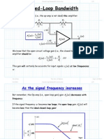 Closed-Loop Bandwidth: R R i i i vω vω Aω vω