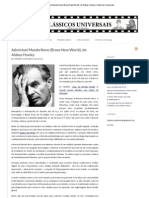 Admirável Mundo Novo (Brave New World), de Aldous Huxley - Clássicos Universais