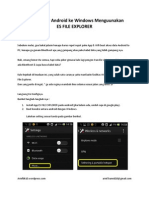 Tutorial Share Folder Android PC (ES FILE EXPLORER)