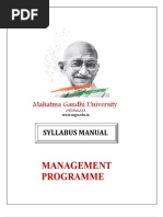 MBA Syllabus