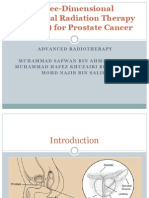 Three-Dimensional Conformal Radiation Therapy (3DCRT) For Prostate Cancer