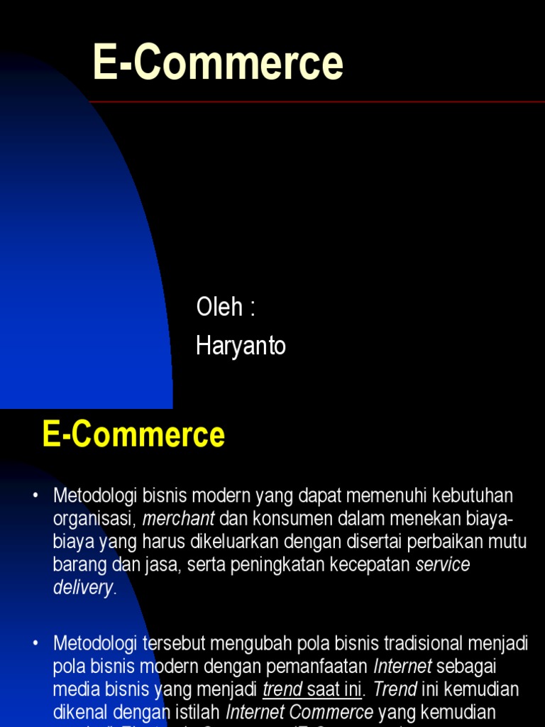 E Commerce | PDF