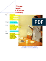 Contoh Menu Ibu Hamil Trimester Kedua