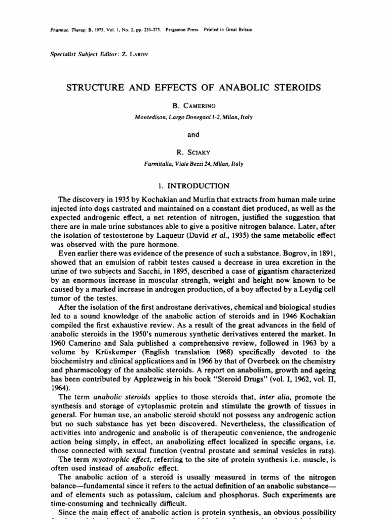 Anabolic Steriods | PDF | Testosterone | Androgen