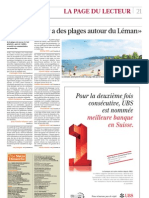 Genevois, Il y A Des Plages Autour Du Léman