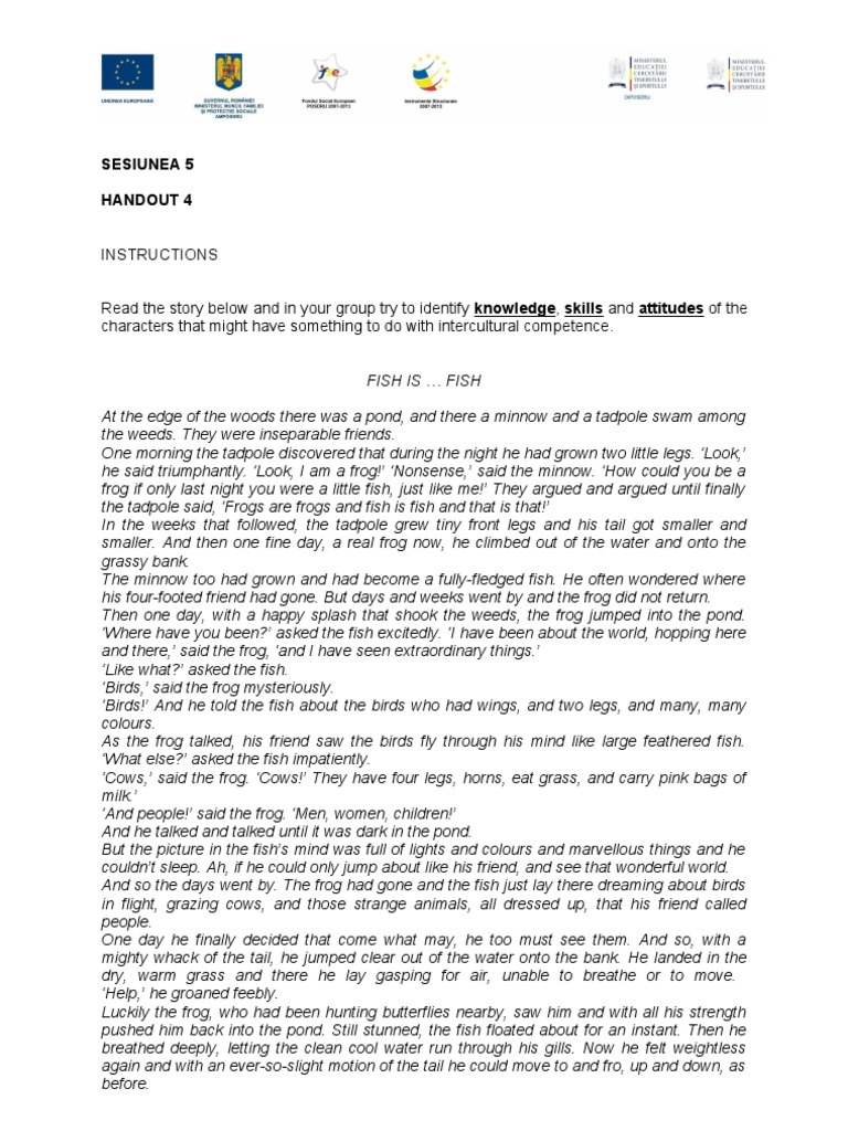 Sesiunea 5 Handout 4: Instructions | PDF | Frog
