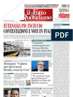 Il Fatto Quotidiano del 3 maggio 2013