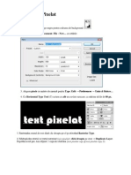 Text Efect Pixelat