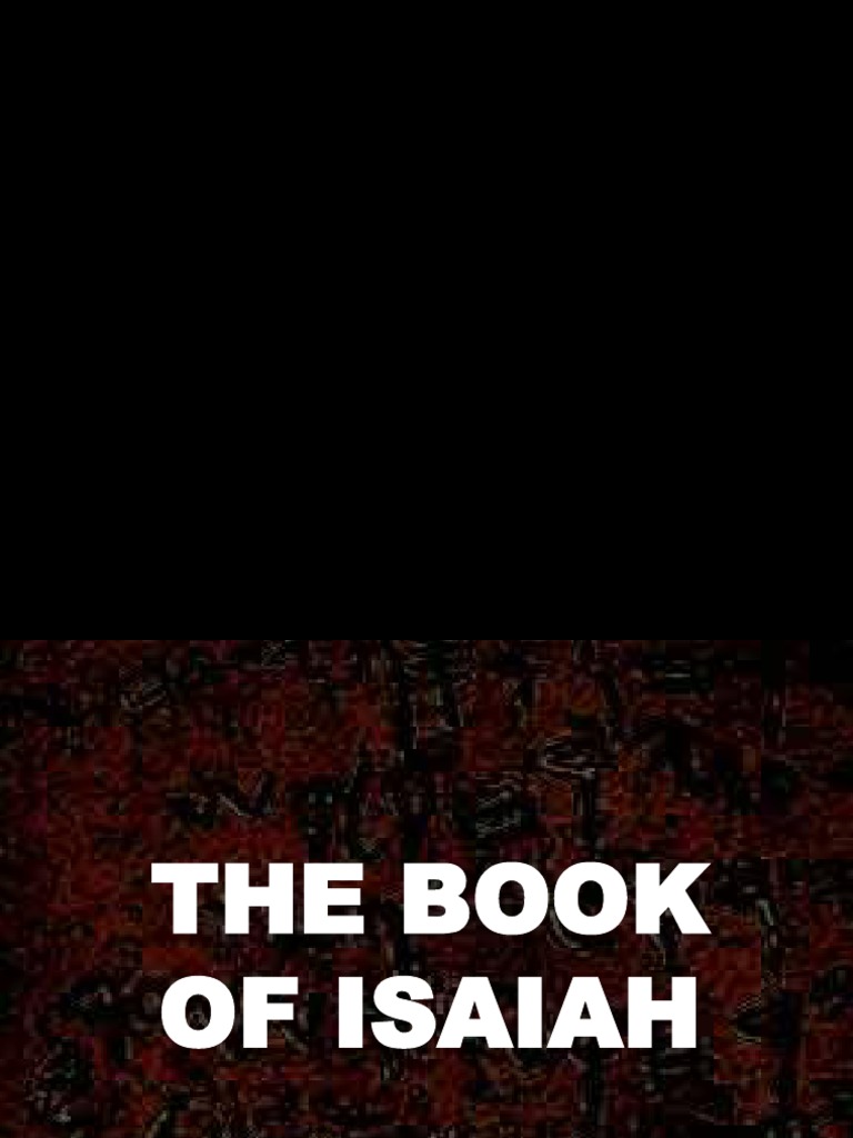 The Book of Isaiah | PDF | Isaiah | Ancient Levant