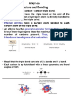 Alkynes: - Structure and Bonding