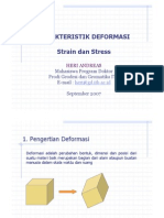 Deformasi Strain Stress