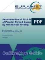 Tech Data-EURAMET-Cg-10-01 Determination of Pitch Diameter