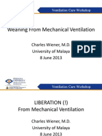 Weaning From Mechanical Ventilation