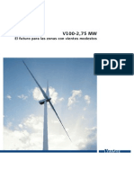 Catalogo Del Aerogenerador Vestas V100-2,75 MW PDF