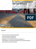Best Practices for SAP BusinessObjects 4.0 in Combination With SAP NetWeaver