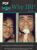 Why IBJ?: Building Peace - Building Rights - Building Justice