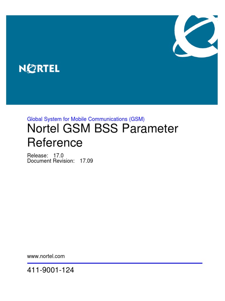 Nortel GSM BSS Parameter Reference: Global System For Mobile Communications  (GSM) | PDF | Gsm | General Packet Radio Service