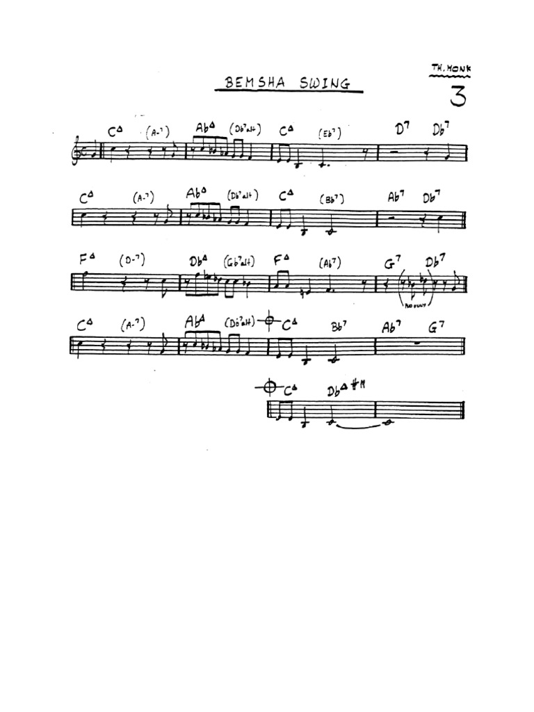 Bemsha Swing Pdf Doc