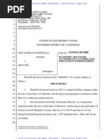 Advanced Auctions v eBay Complaint