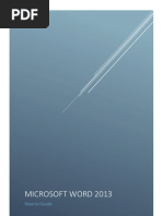 Word 2013