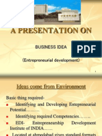 A Presentation On: Business Idea (Entrepreneurial Development)