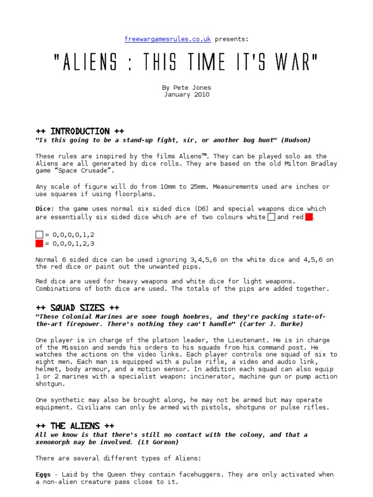 Aliens | PDF