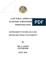 A Sectoral Approach To Economic Empowerment & Indigenization
