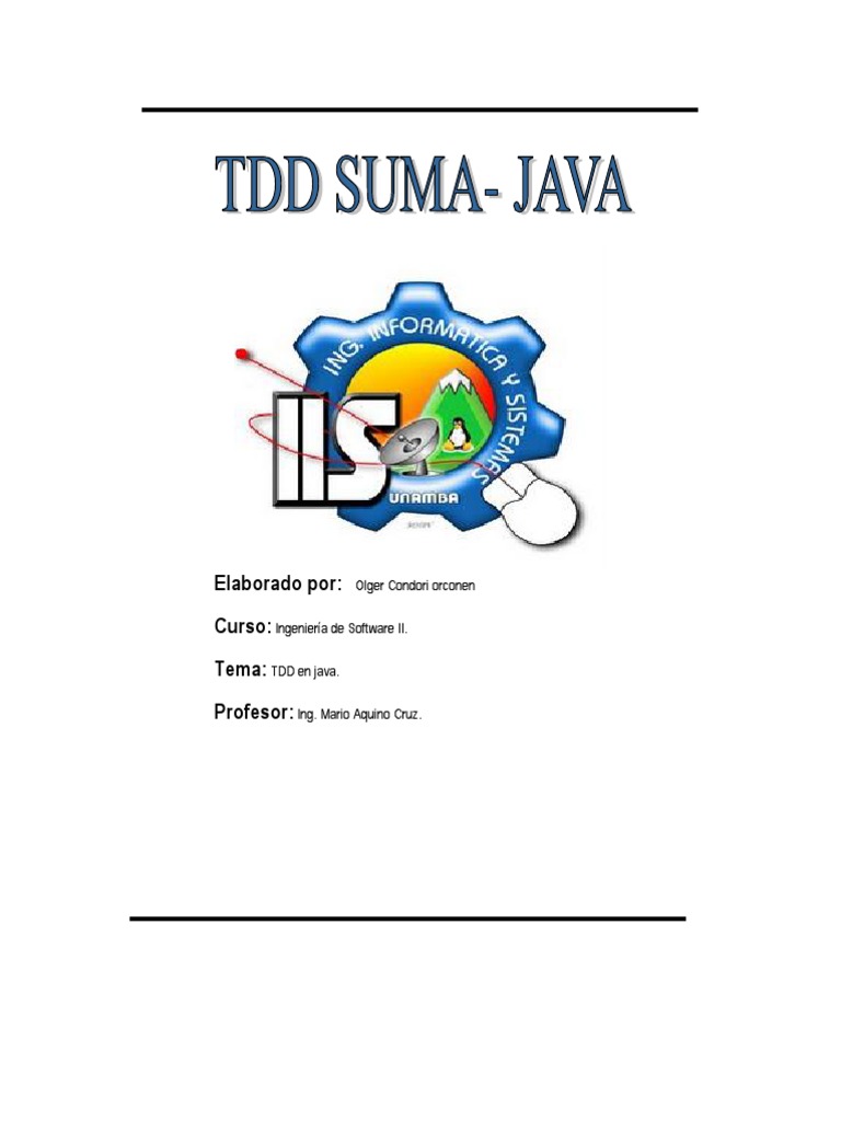 Guía de TDD para Java Developers | PDF | Desarrollo guiado por pruebas ...