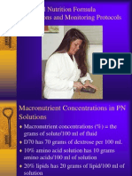 Parenteral Nutrition Calculations