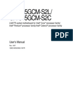 Motherboard Manual Ga-945gcm-S2l (s2c) e