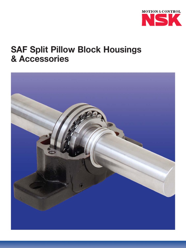 SAF Split Pillow Block Housings PDF Bearing (Mechanical) Mill