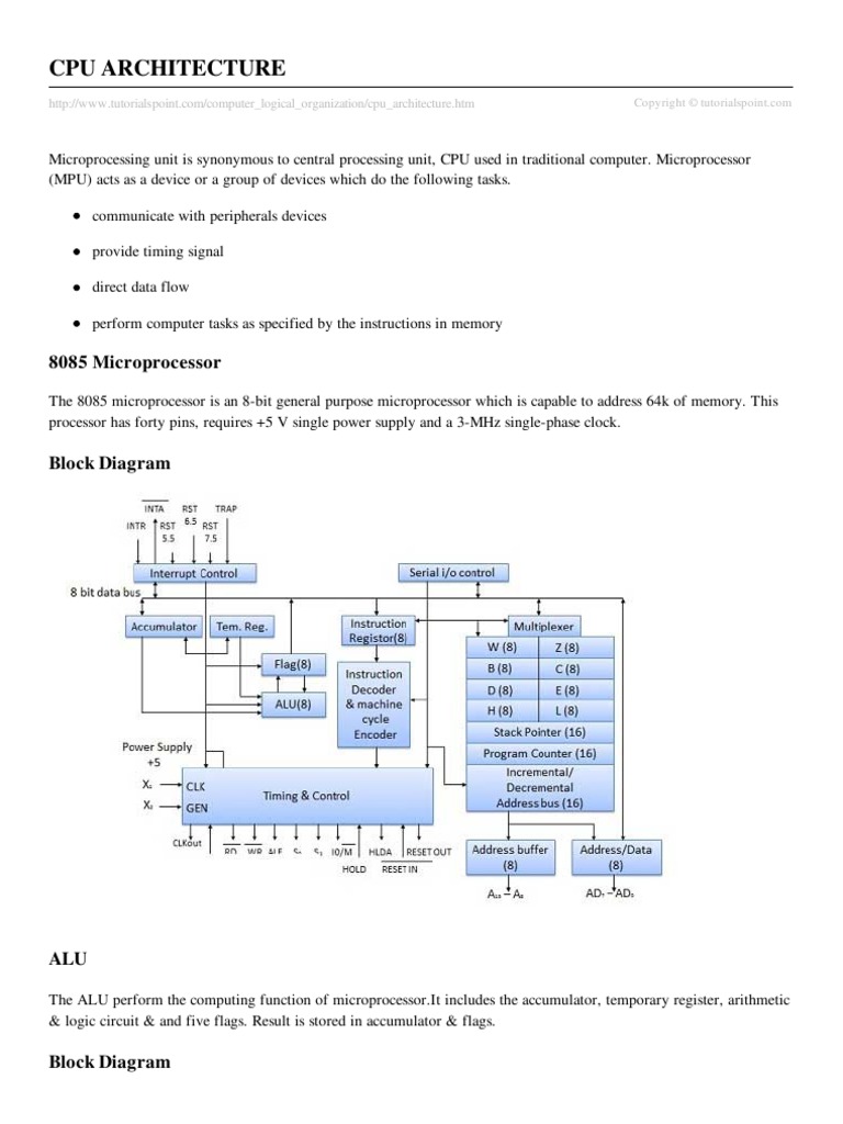 cpu_architecture.pdf Instruction Set Central Processing Unit