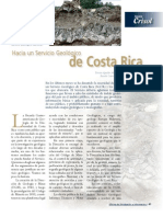 Hacia Un Servicio Geológico de Costa Rica, Crisol 12-2004