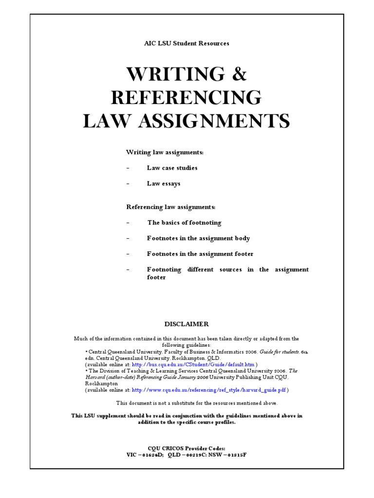 LSU Law Assignment Writing Guide | PDF | Judiciaries | Judicial Review