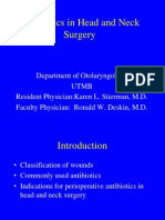 Antibiotic in Omfs