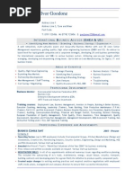 Business Advisor Resume Template