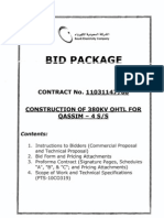 Bid Package Contract No. 1103114700-Construction of 380kv Ohtl For Qassim-4 Ss