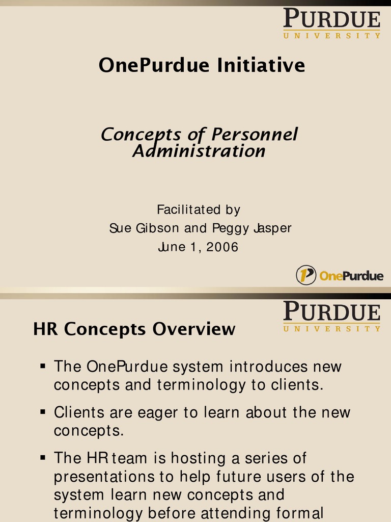 Concepts Personnel Admin-060106 000 | PDF
