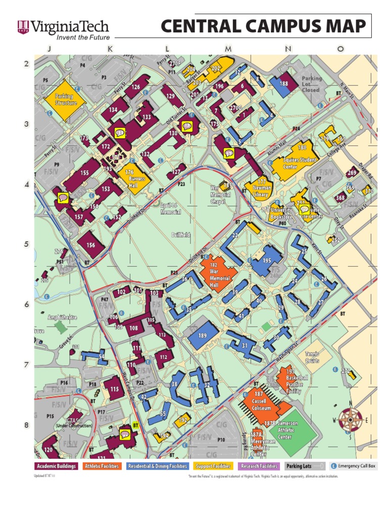 Central Campus Map