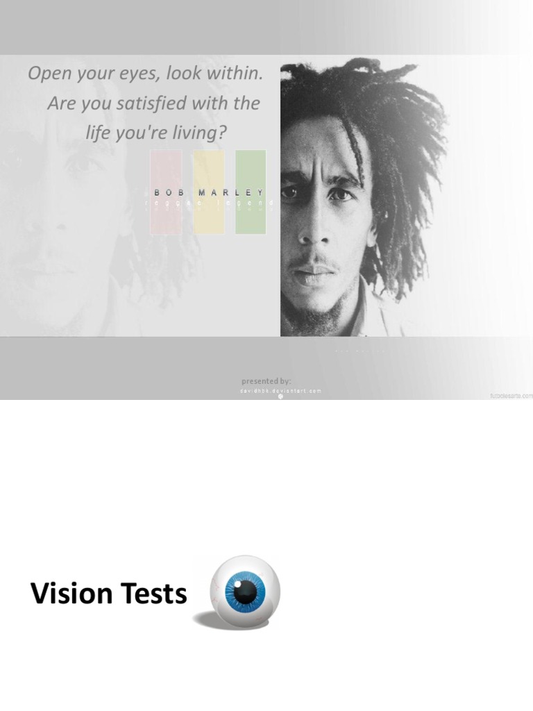 Vision Test PDF Visual Acuity Visual System