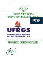 Apostila de Língua Portuguesa para o Vestibular Da Ufrgs