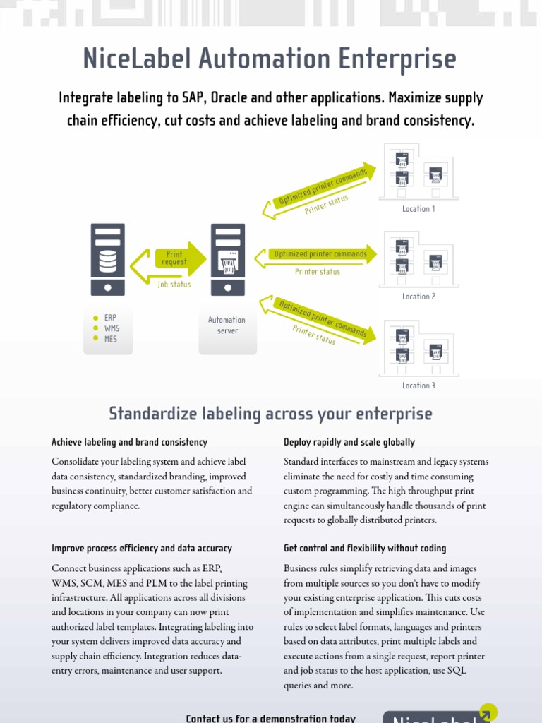 Enterprise Labeling Solutions | PDF | Enterprise Resource Planning ...