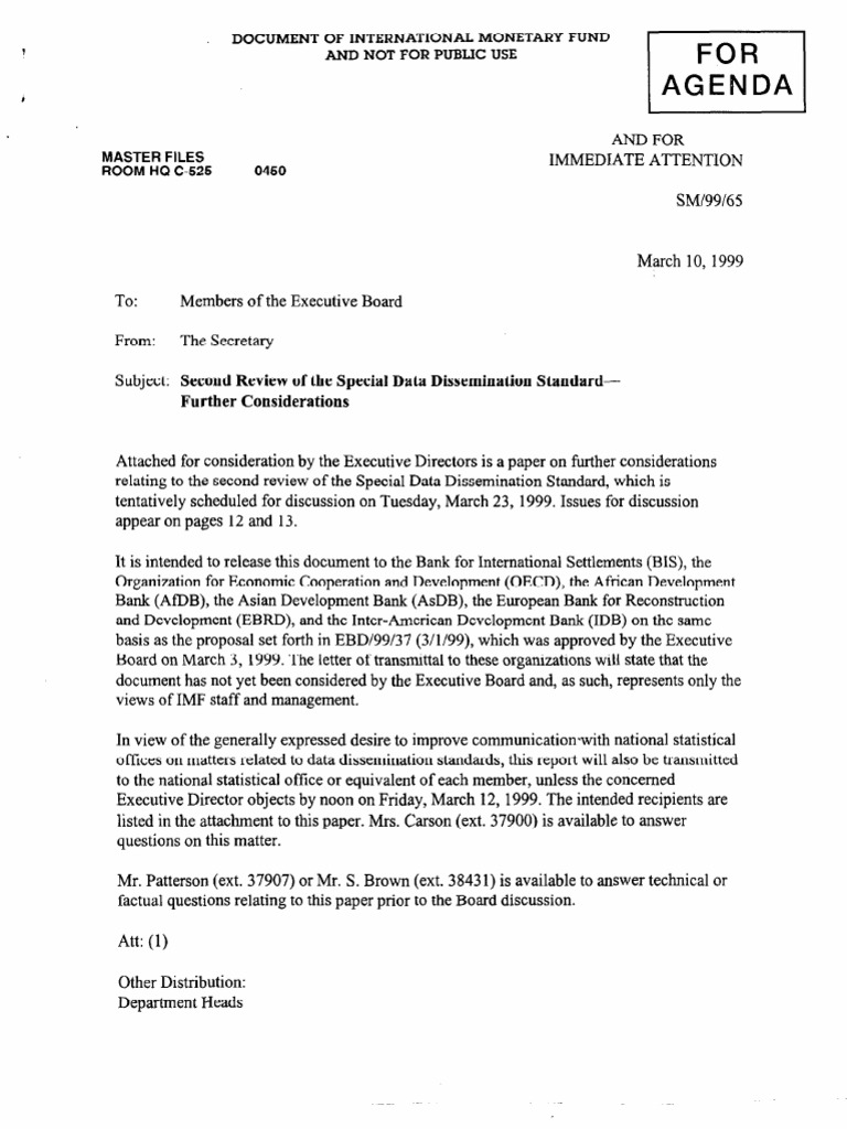 Document of International Monetary Fund and Not For Public Use | PDF ...