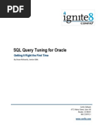 SQL Query Tuning For Oracle